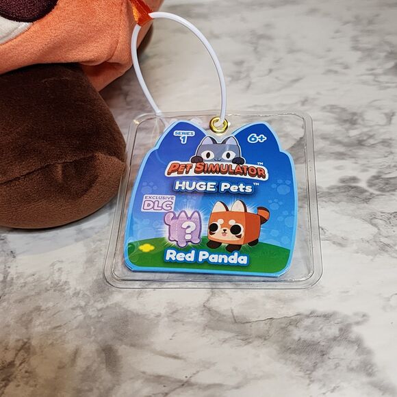 Pet Simulator Red Panda Huge Pets Plush with Exclusive DLC - Picture 4 of 5